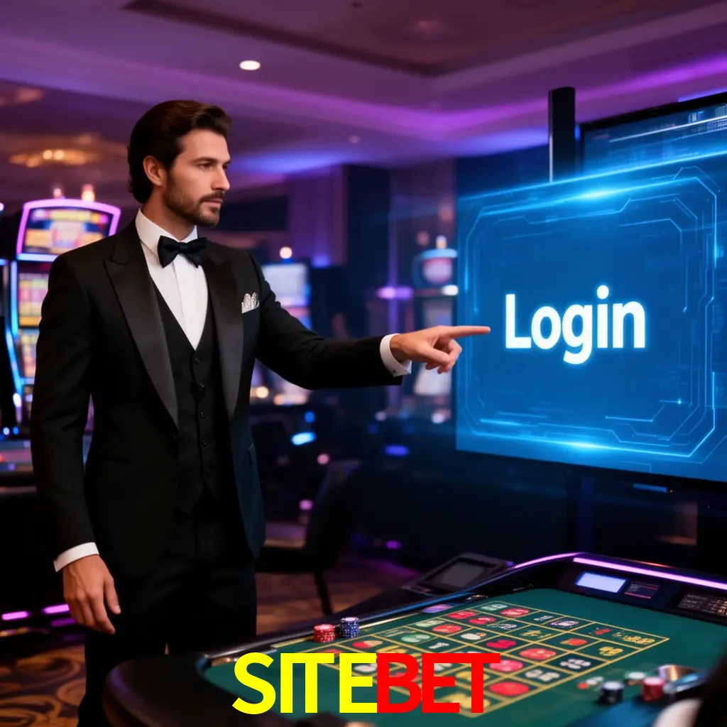 SITEBET Login - OTP, cuenta y soporte Pantalla SITEBET Login con OTP, contraseña, cuenta segura y soporte móvil