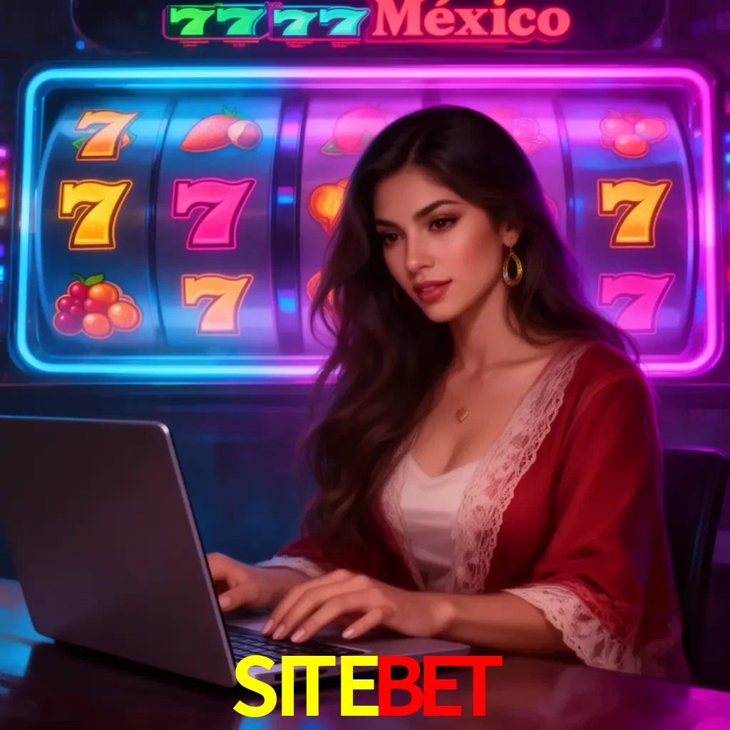 SITEBET Slots - tragamonedas, RTP y control Tragamonedas SITEBET con símbolos, saldo móvil y reglas de apuesta visibles